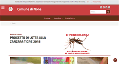 Desktop Screenshot of comune.none.to.it